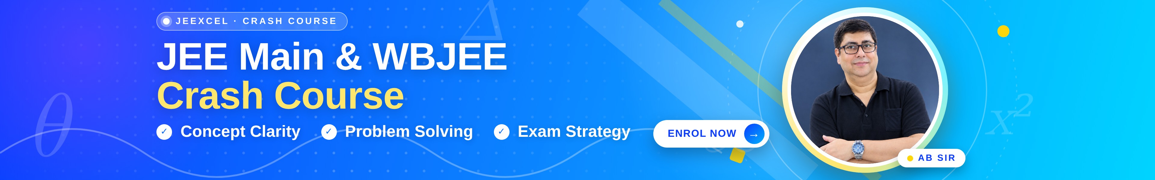 JEE Main and WBJEE Crash Course