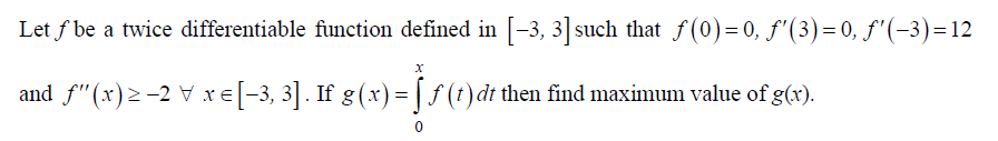 Maximising an Integral with a Second-Derivative Bound